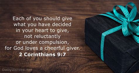 scripture in corinthians on giving